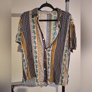 Shein Men's Elephant Shirt